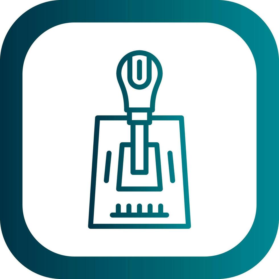 Gearshift Vector Icon Design