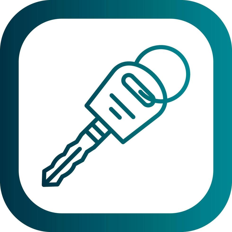 Car key Vector Icon Design
