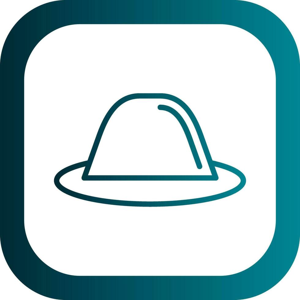 diseño de icono de vector de sombrero