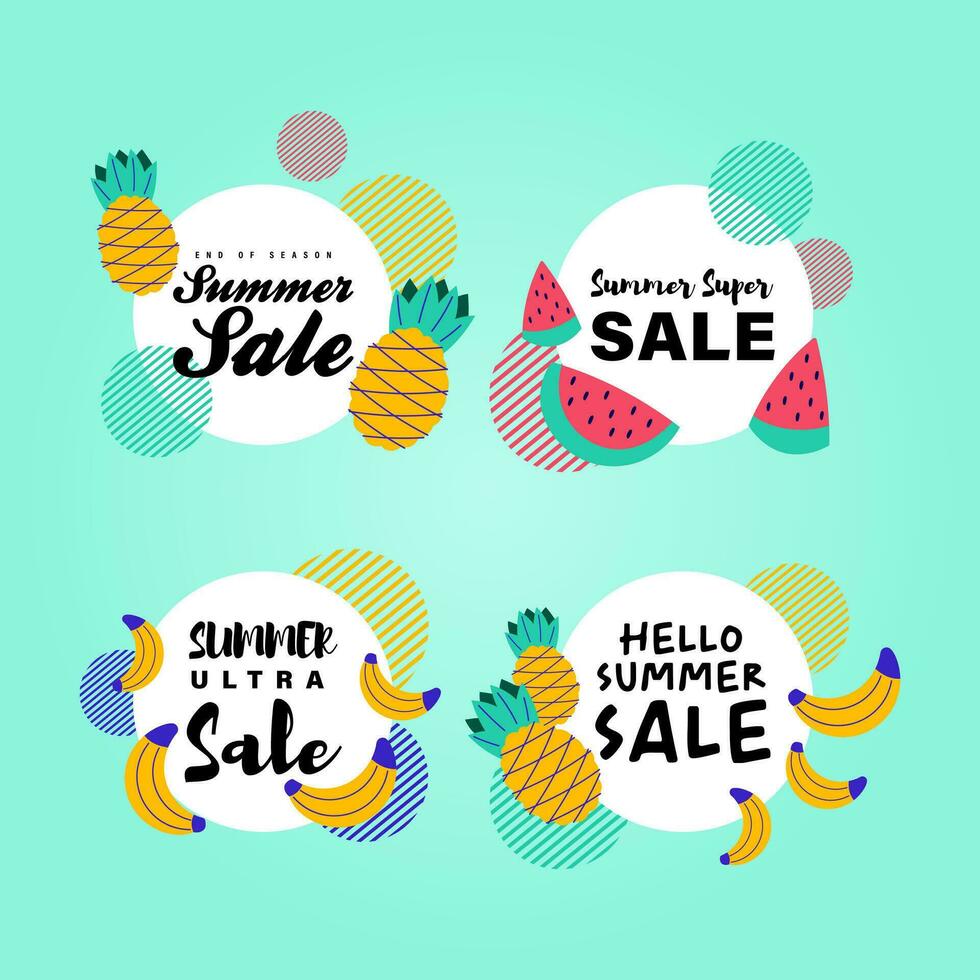 summer sale signs brochure vector. Special price offer coupon for social media post,  promotion ad, shopping flyer, voucher, website campaign and advertising vector