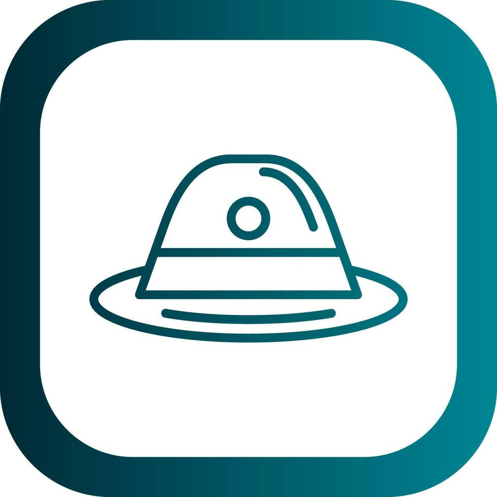 diseño de icono de vector de sombrero