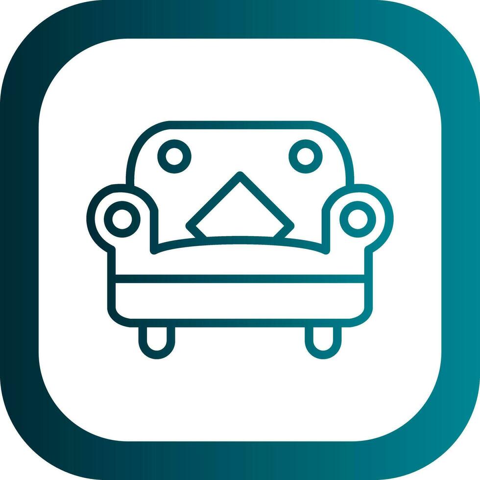 Sofa Vector Icon Design