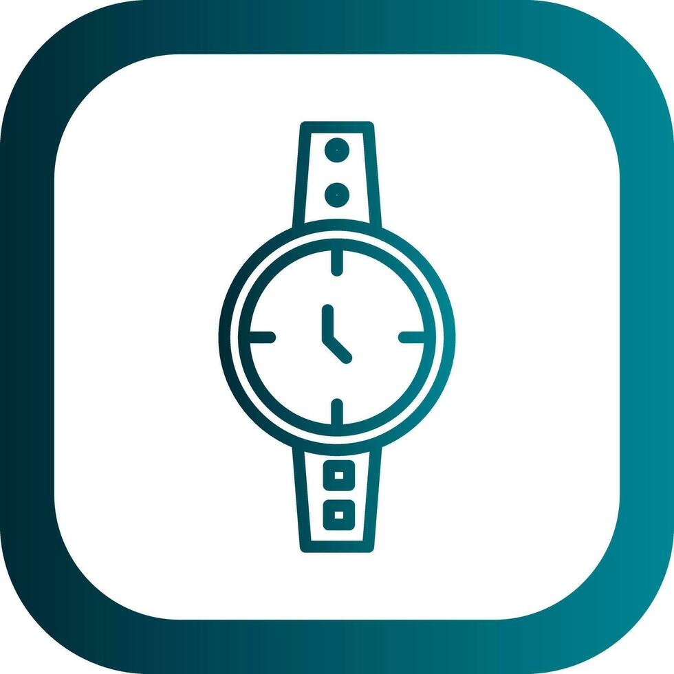 diseño de icono de vector de reloj de pulsera