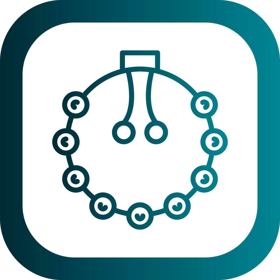 diseño de icono de vector de pulsera