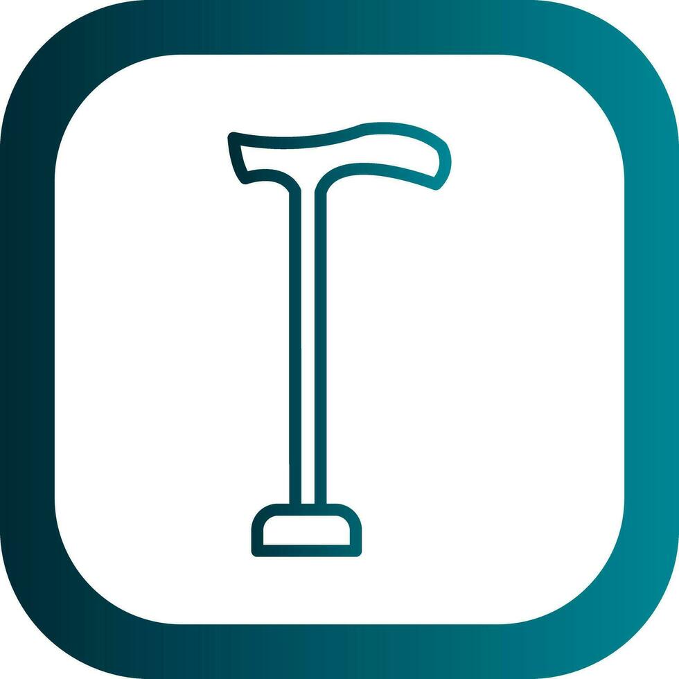 Walking stick Vector Icon Design