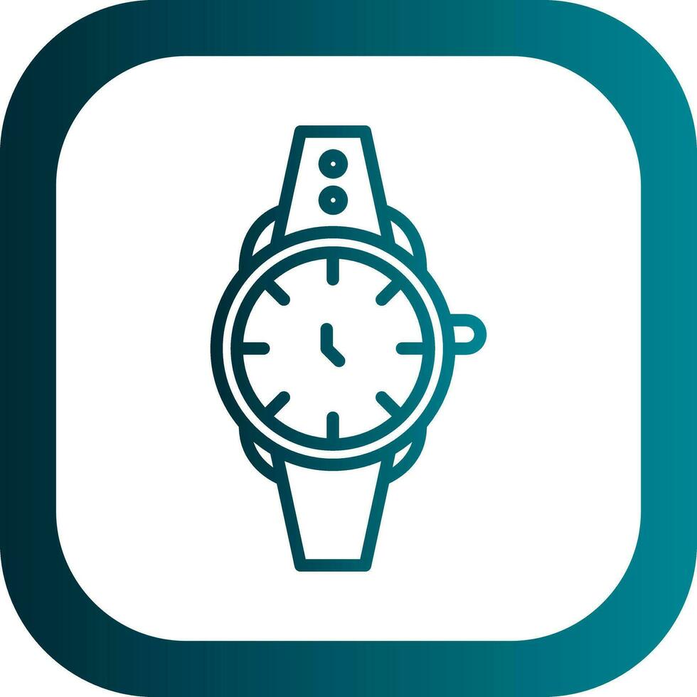 mano reloj vector icono diseño