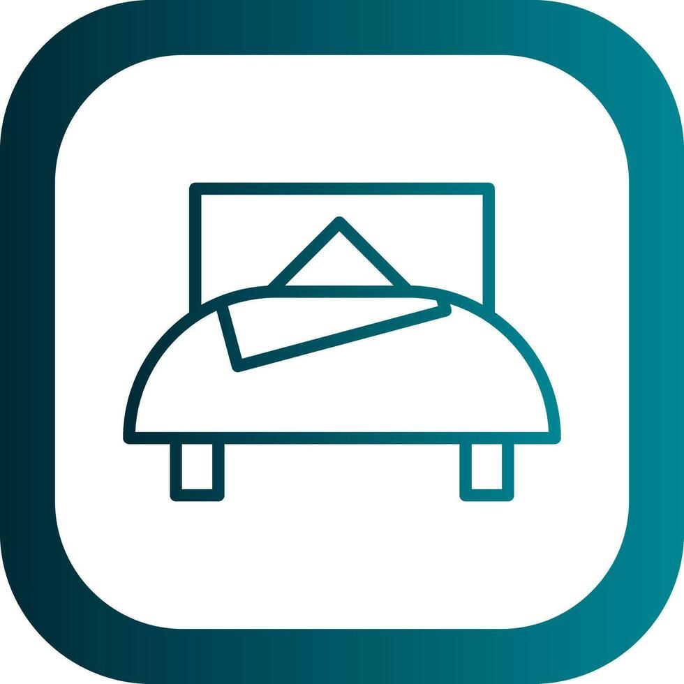 Bed Vector Icon Design