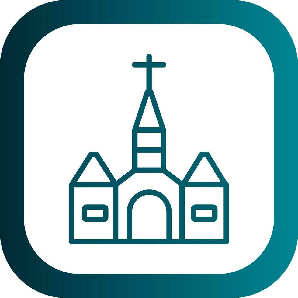 Cathedral Vector Icon Design