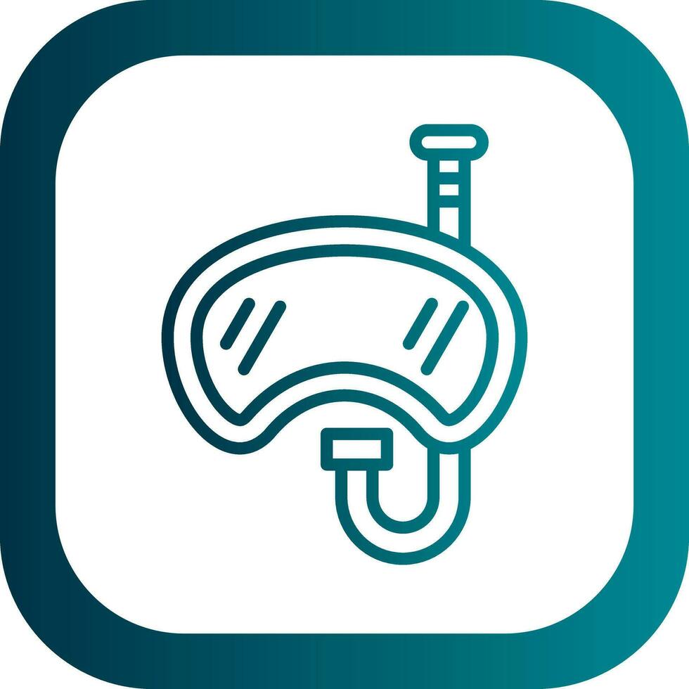 Aqualung Vector Icon Design