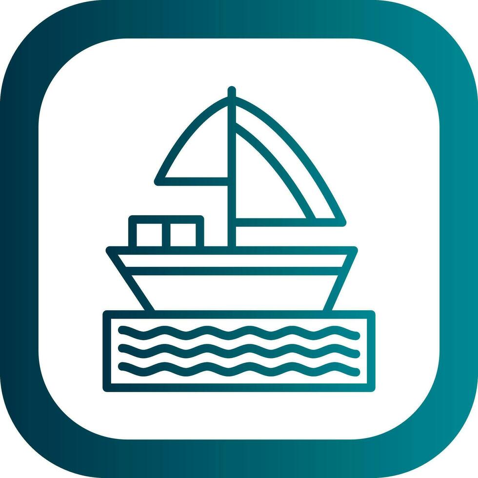 Boat Vector Icon Design