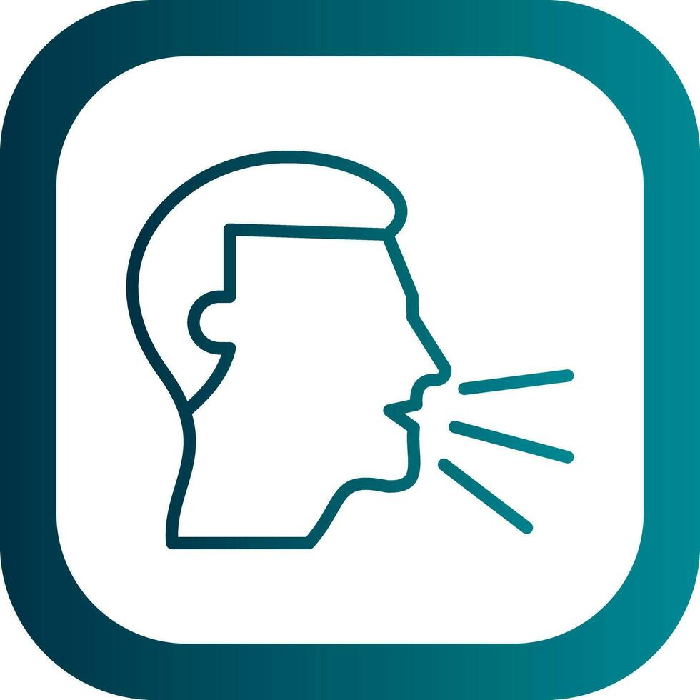 Cough Vector Icon Design