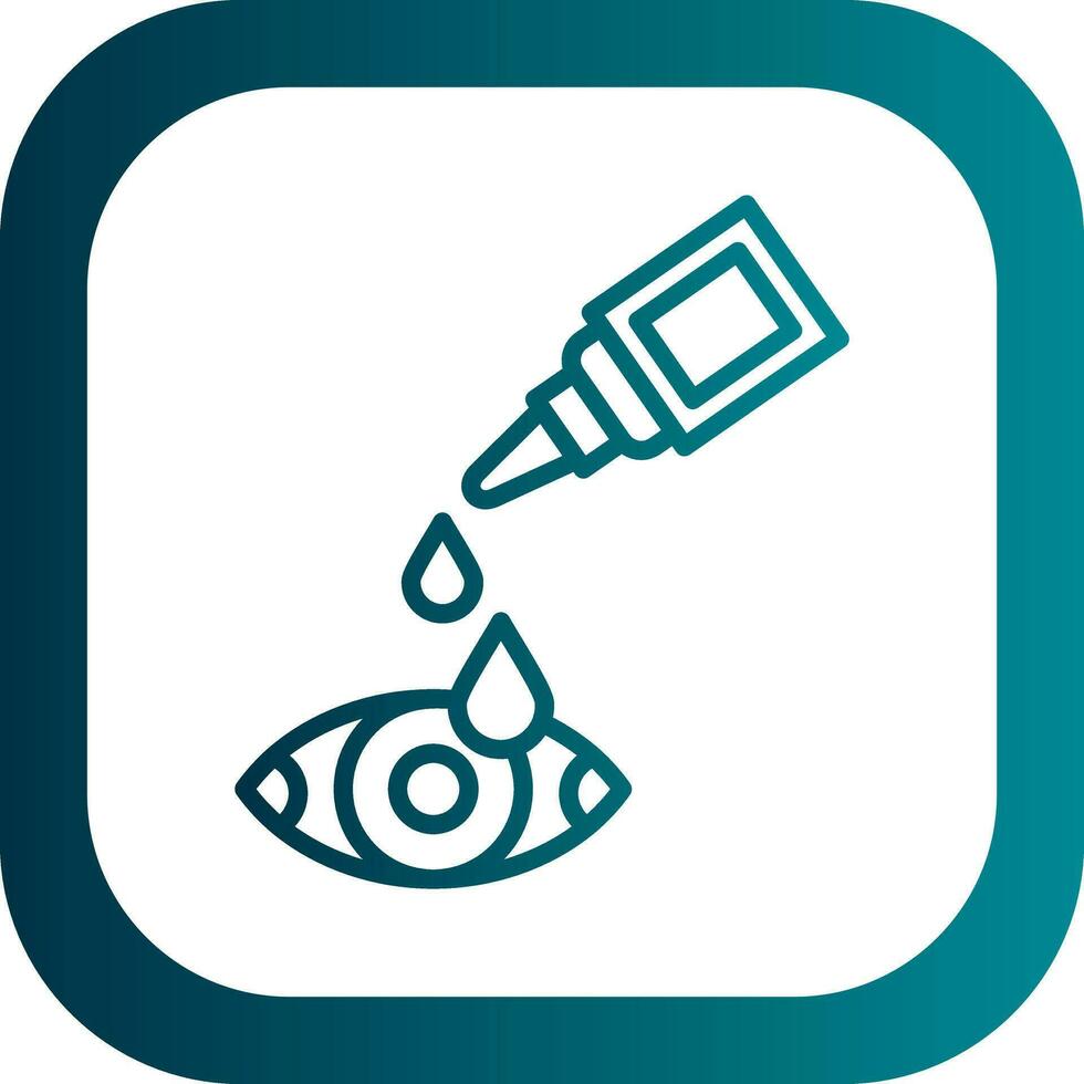 Eye drop Vector Icon Design