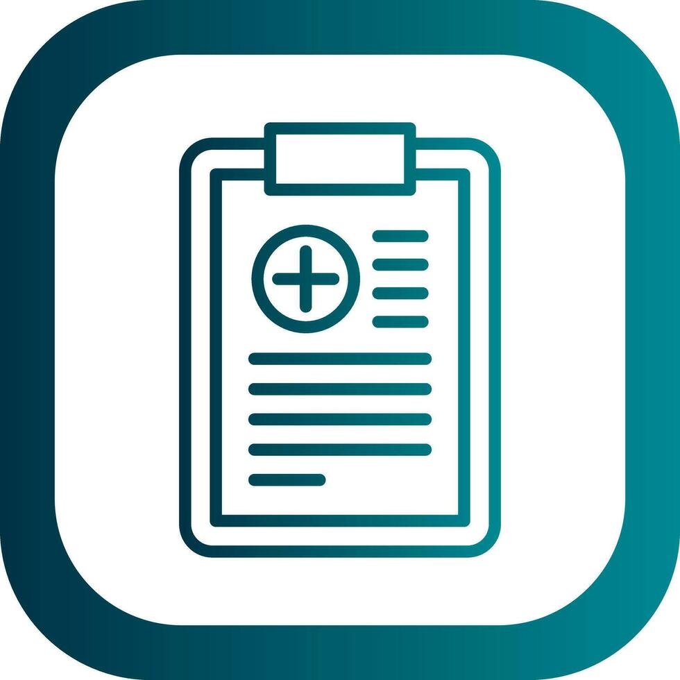 médico prescripción vector icono diseño