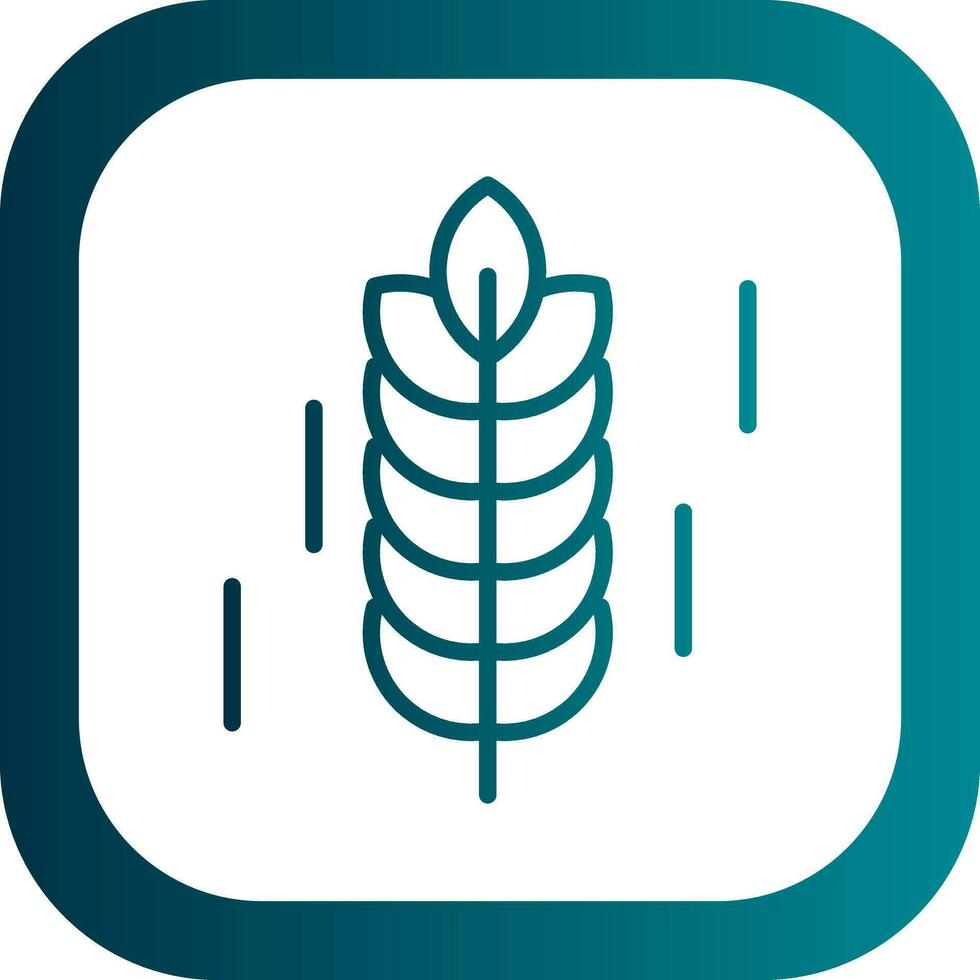 Wheat Vector Icon Design