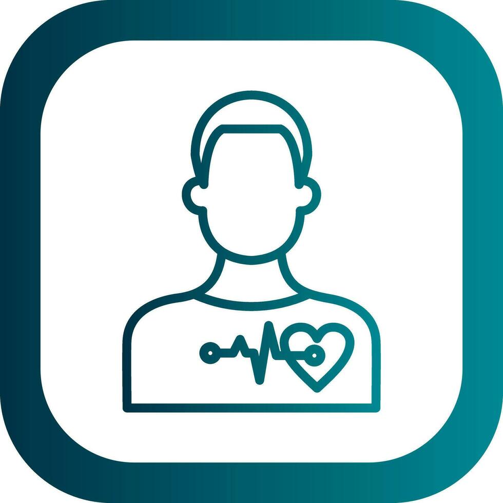 Cardiac arrest Vector Icon Design