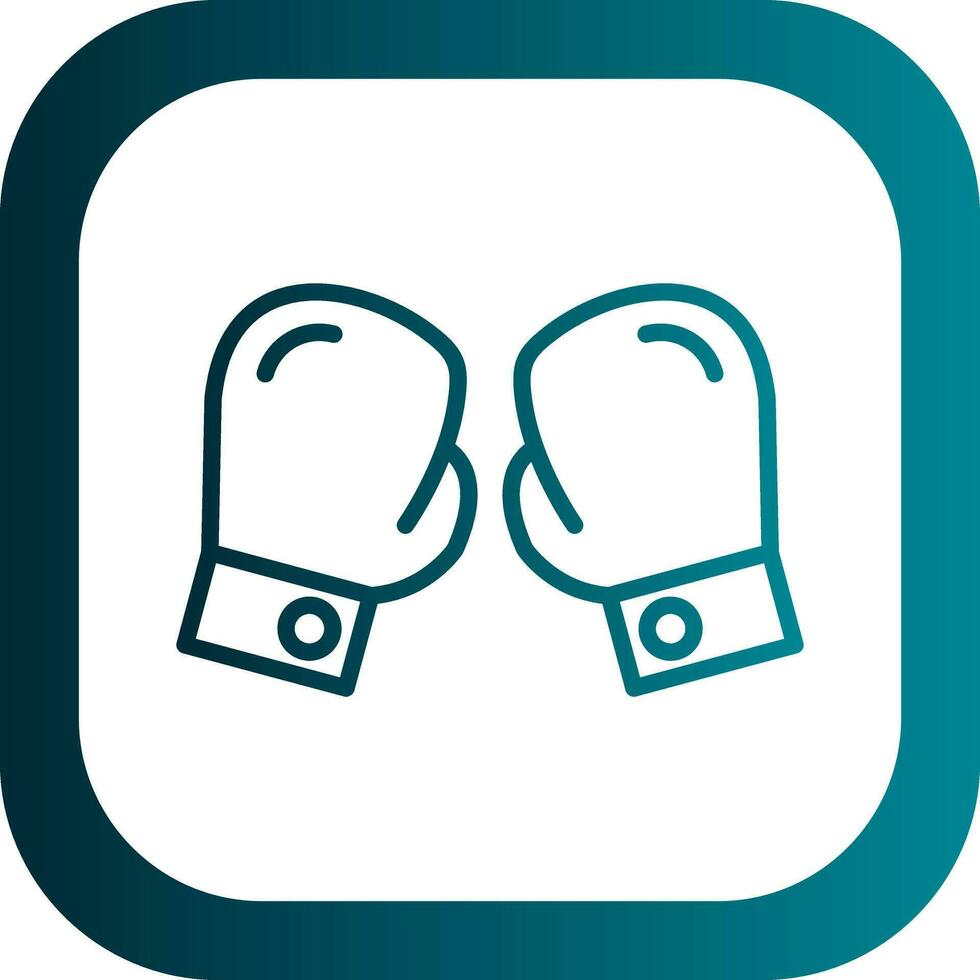 diseño de icono de vector de guantes de boxeo