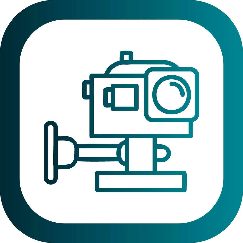 Action camera Vector Icon Design