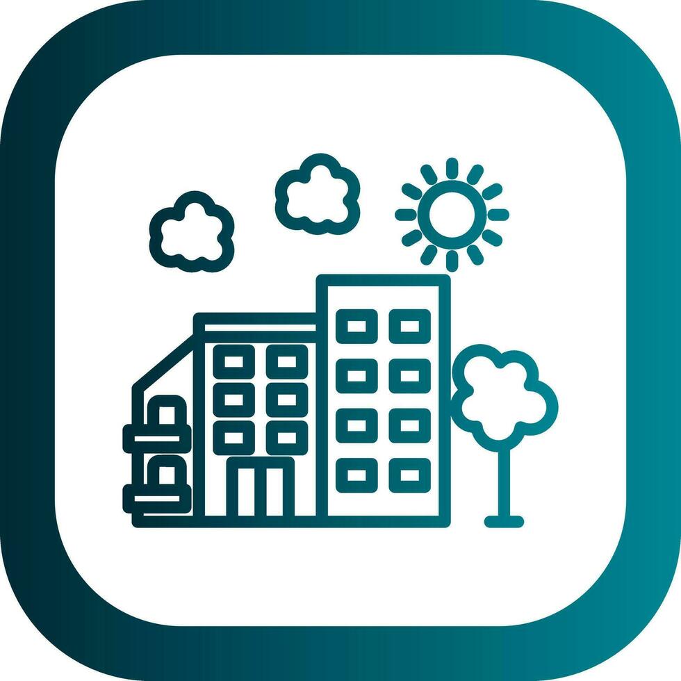 Skyscraper Vector Icon Design
