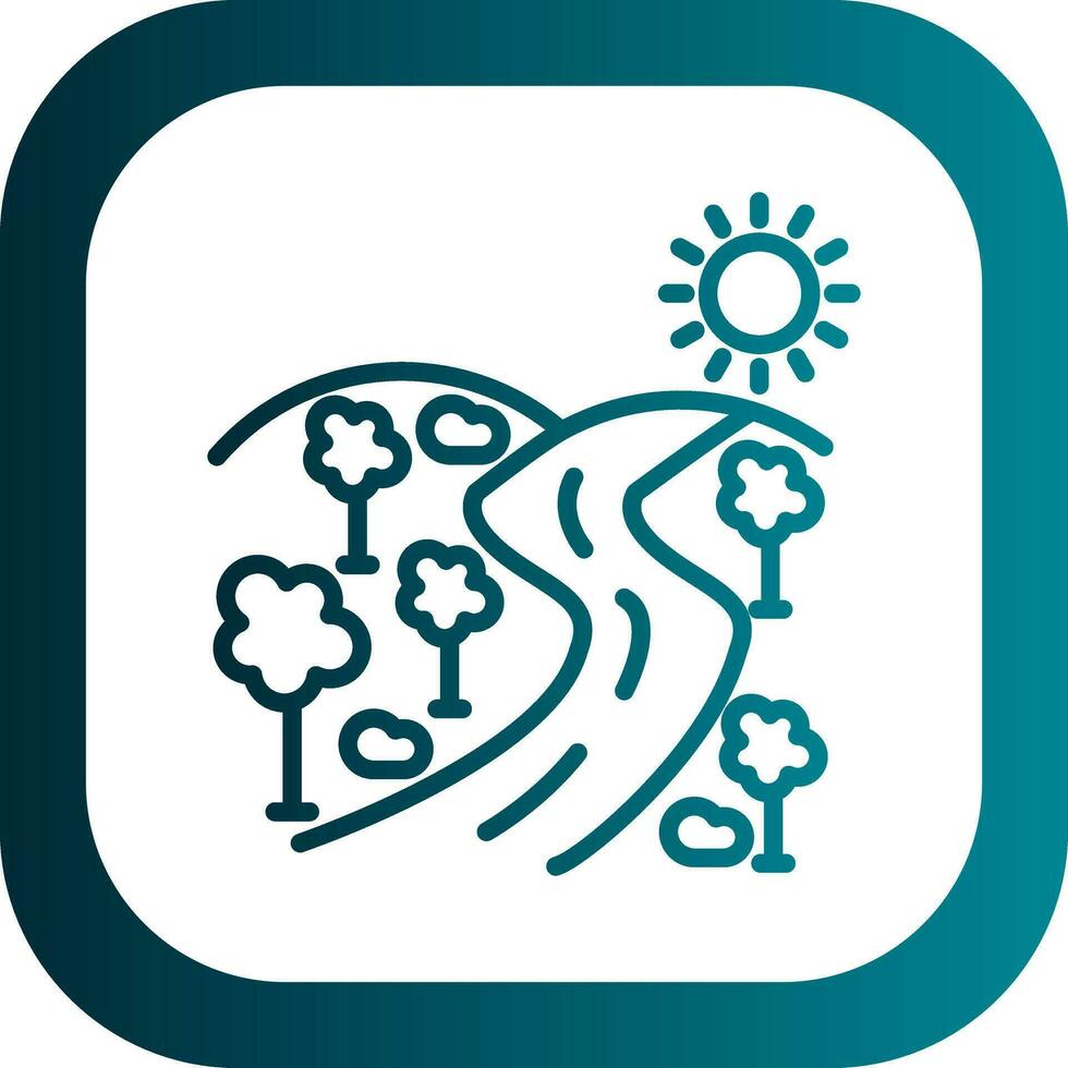 Forest Vector Icon Design