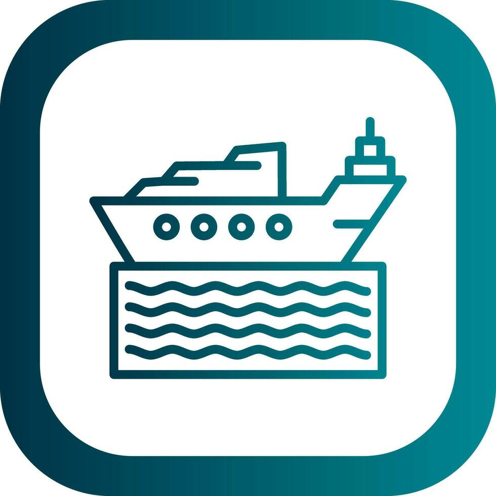 Ship Vector Icon Design