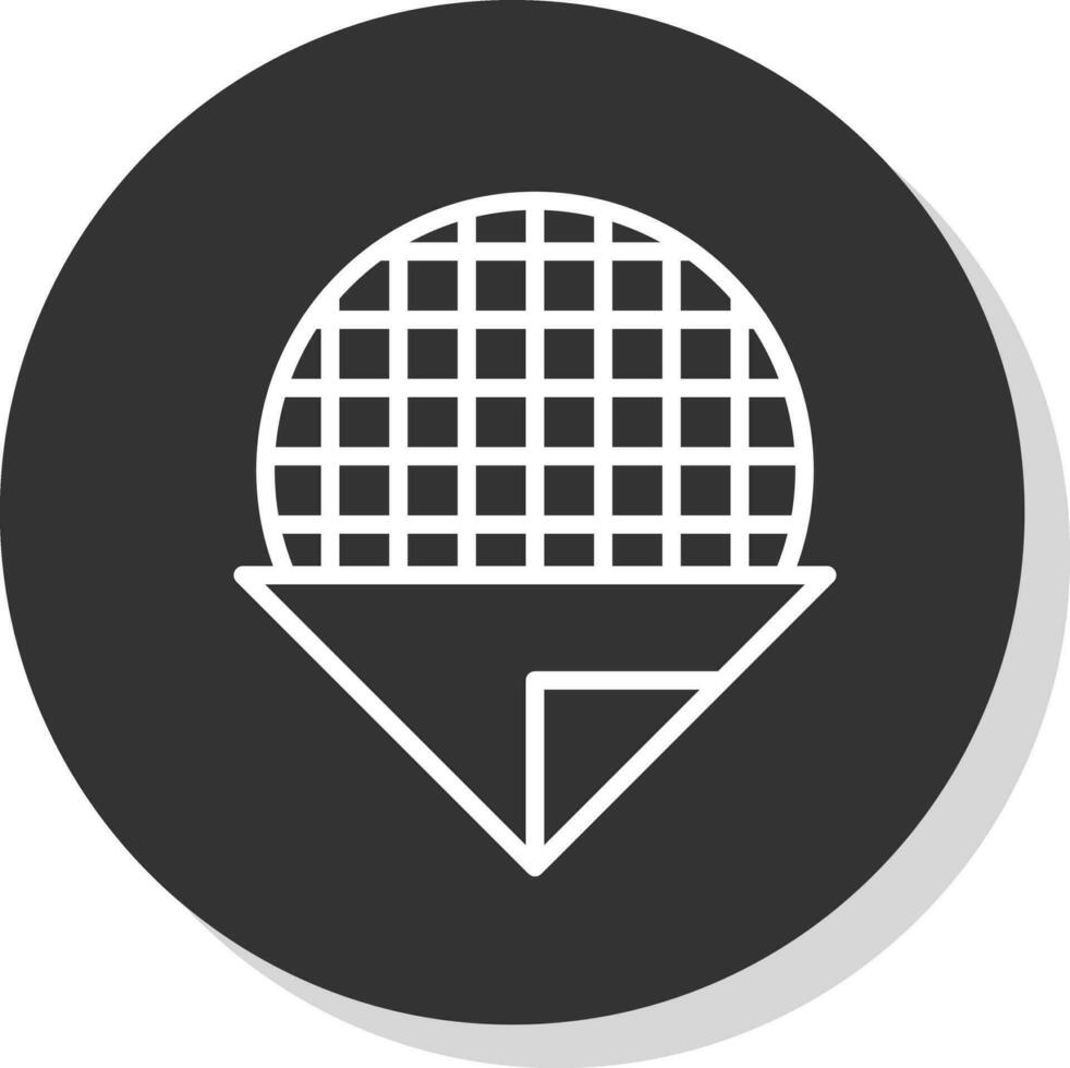 Stroopwafel Vector Icon Design
