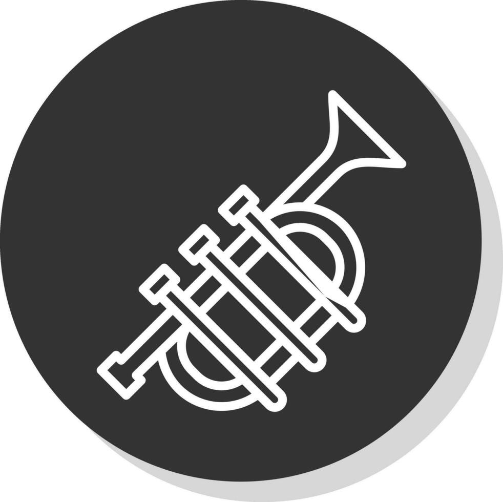 Trumpet Vector Icon Design