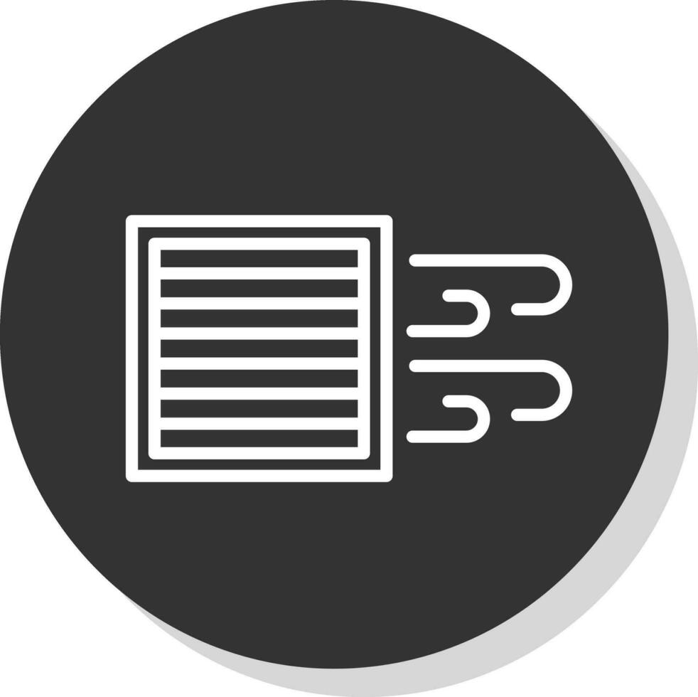 Air filter Vector Icon Design