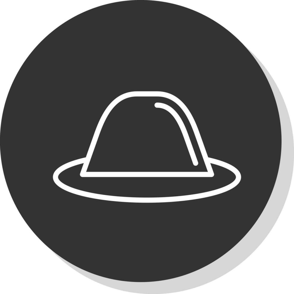 diseño de icono de vector de sombrero