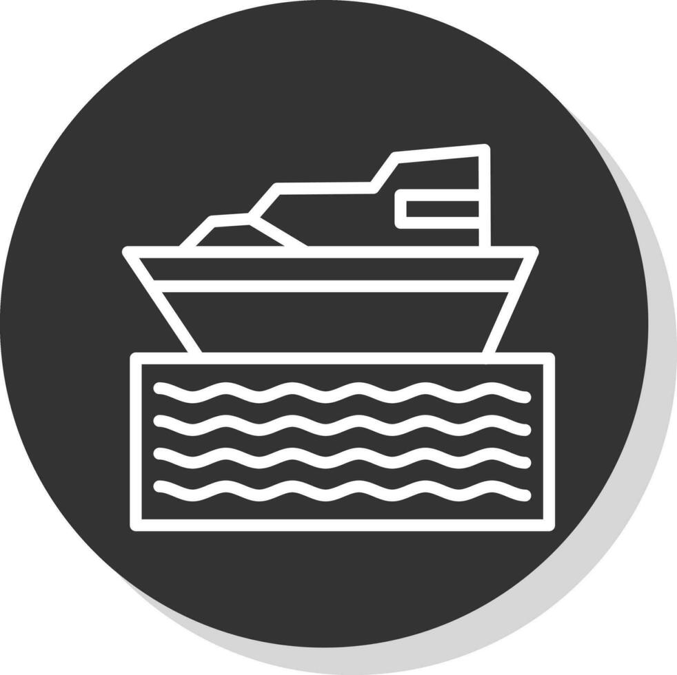 diseño de icono de vector de barco