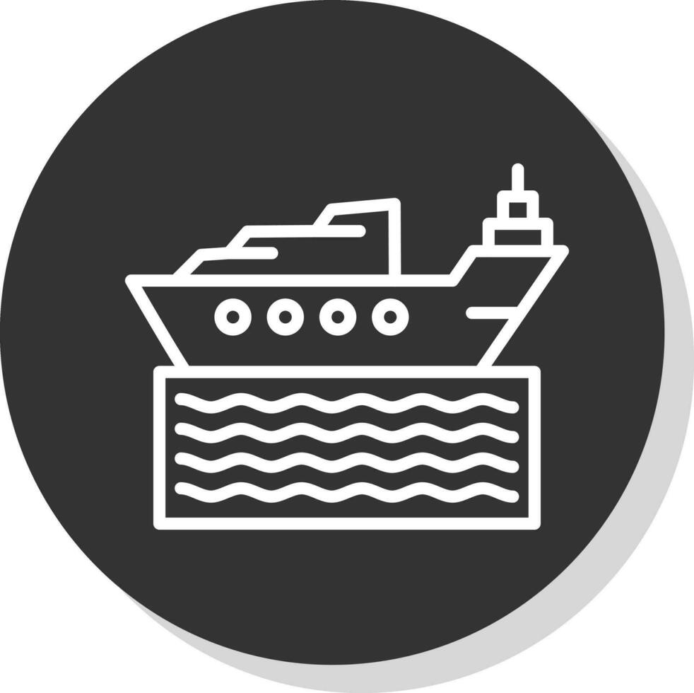 Ship Vector Icon Design