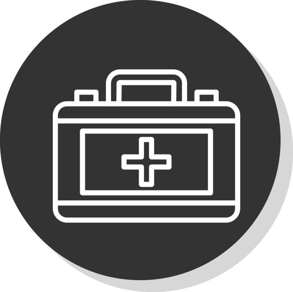 First aid kit Vector Icon Design