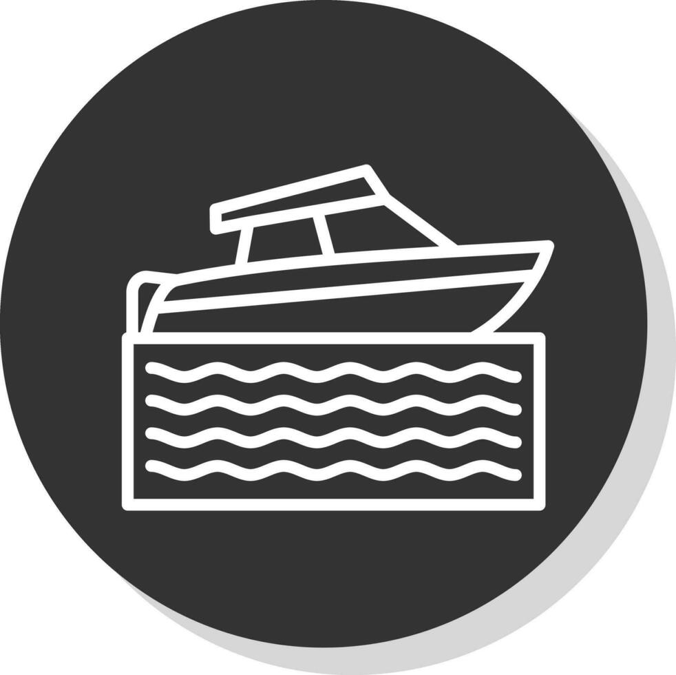 Speed boat Vector Icon Design