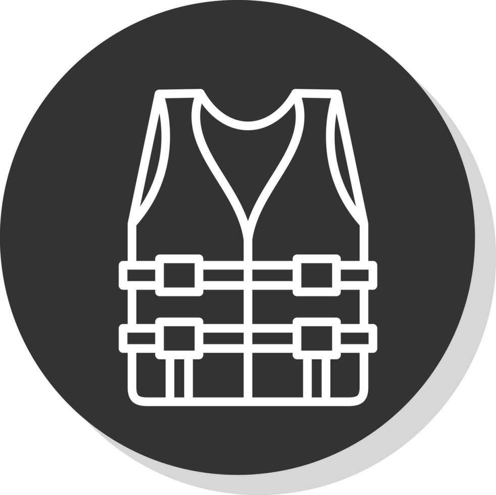 Life jacket Vector Icon Design