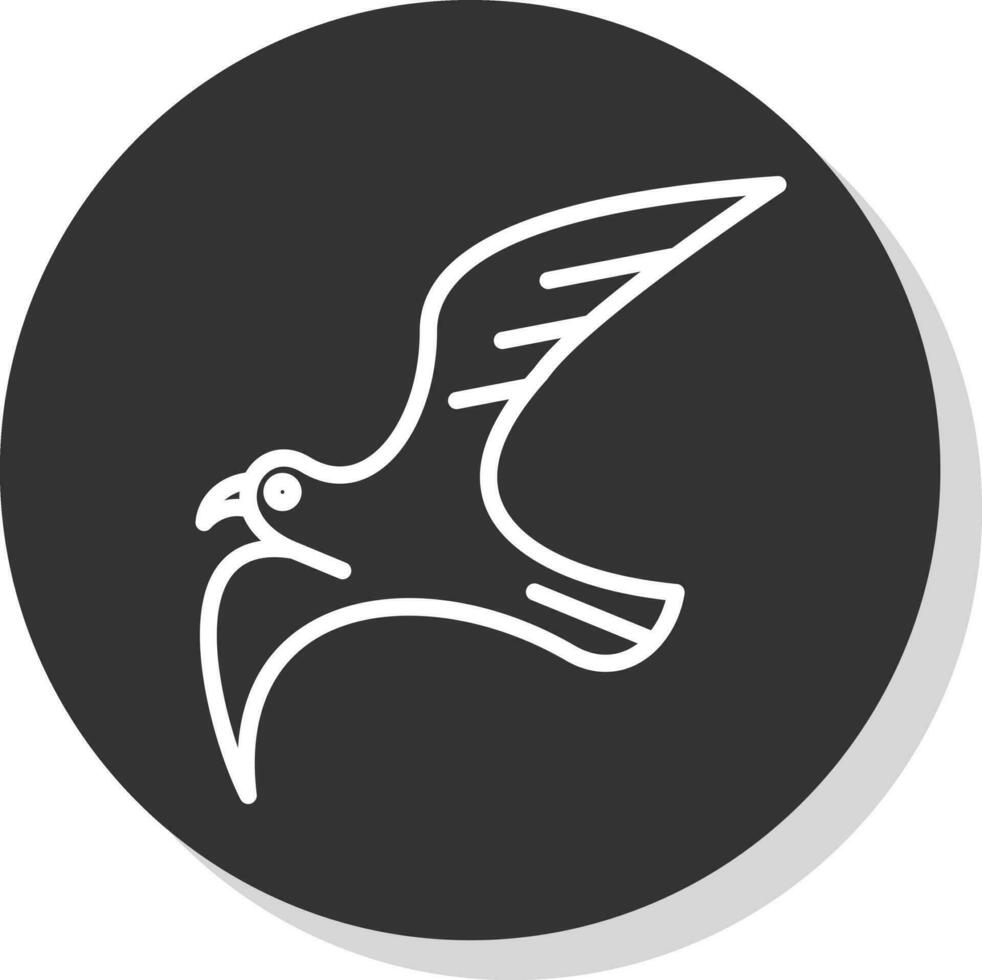 diseño de icono de vector de gaviota