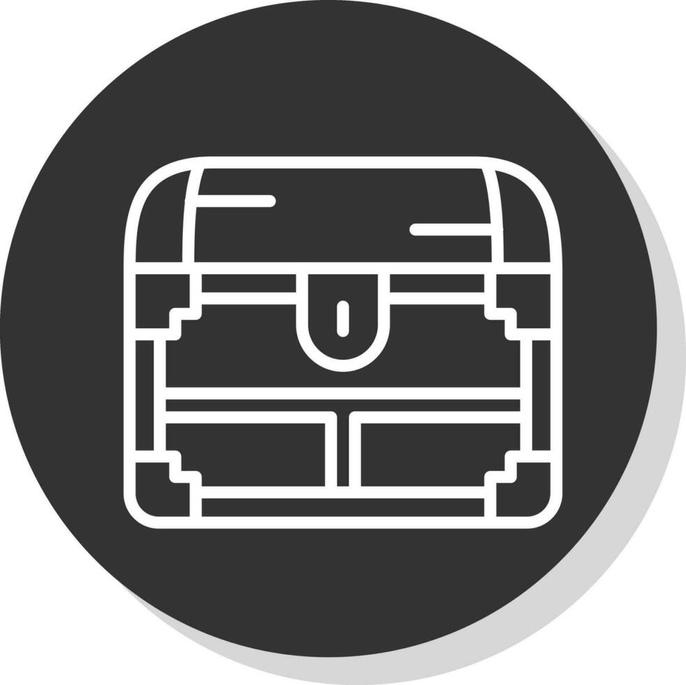 Treasure chest Vector Icon Design