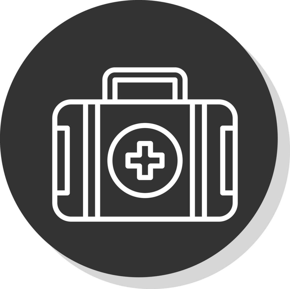 First aid kit Vector Icon Design