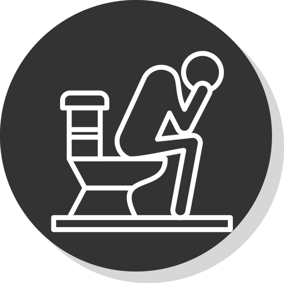 Diarrhea Vector Icon Design