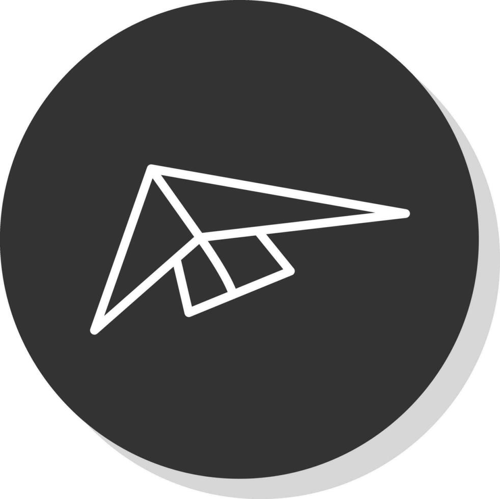 Hang gliding Vector Icon Design