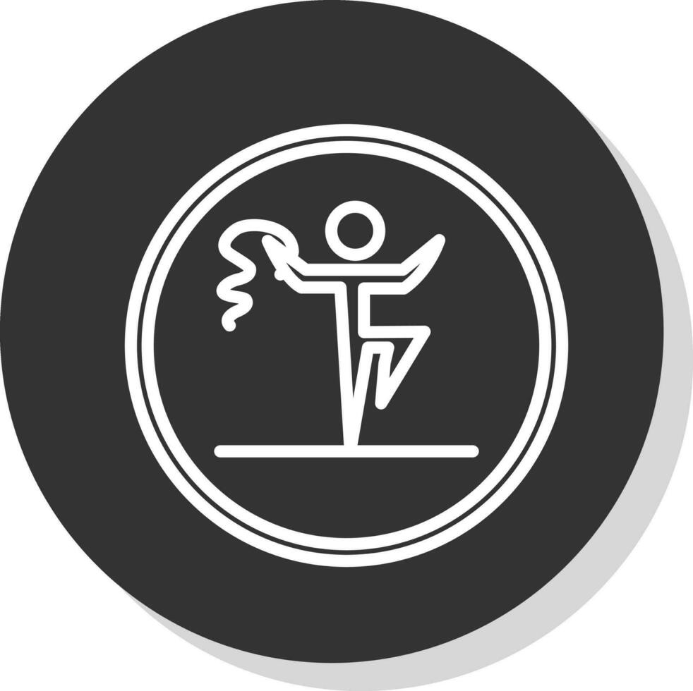 Rythmic gymnastics Vector Icon Design