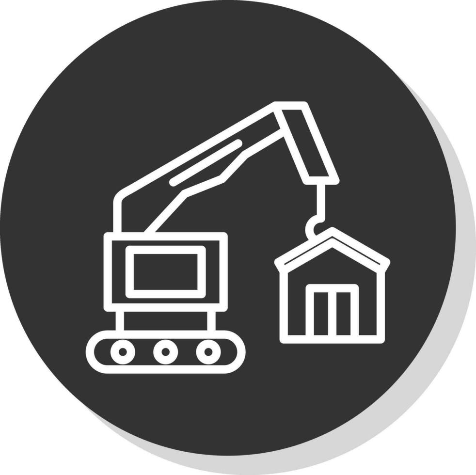 Construction site Vector Icon Design