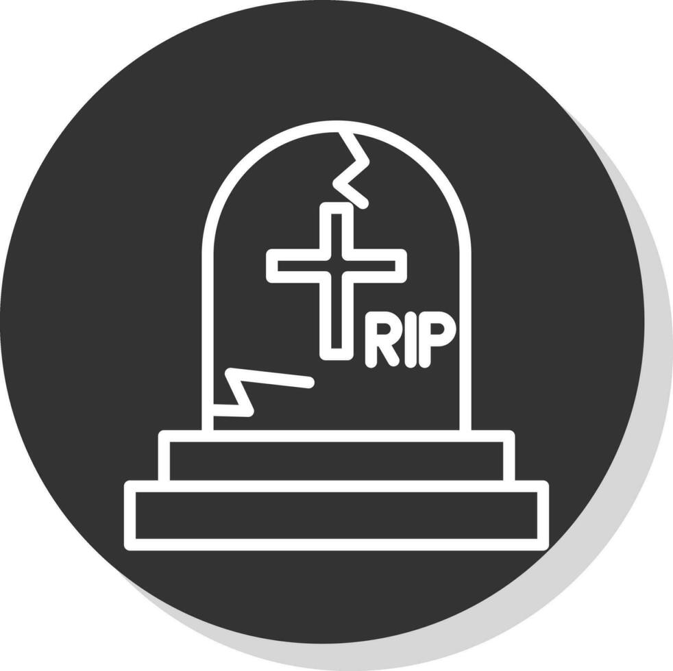 Cemetery Vector Icon Design