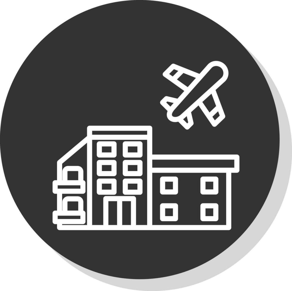 Airport Vector Icon Design