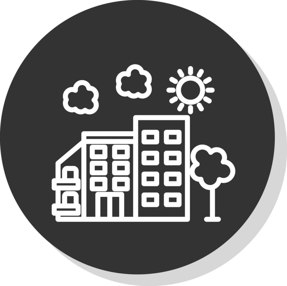 Skyscraper Vector Icon Design