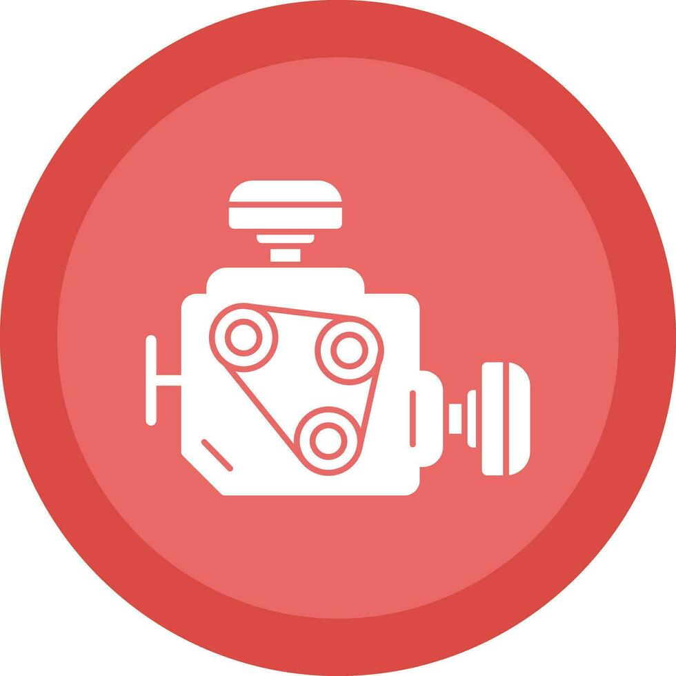 Car engine Vector Icon Design