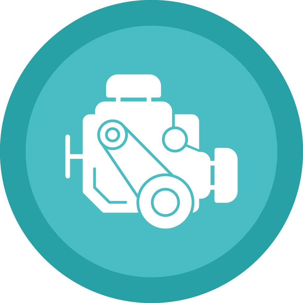 Car engine Vector Icon Design