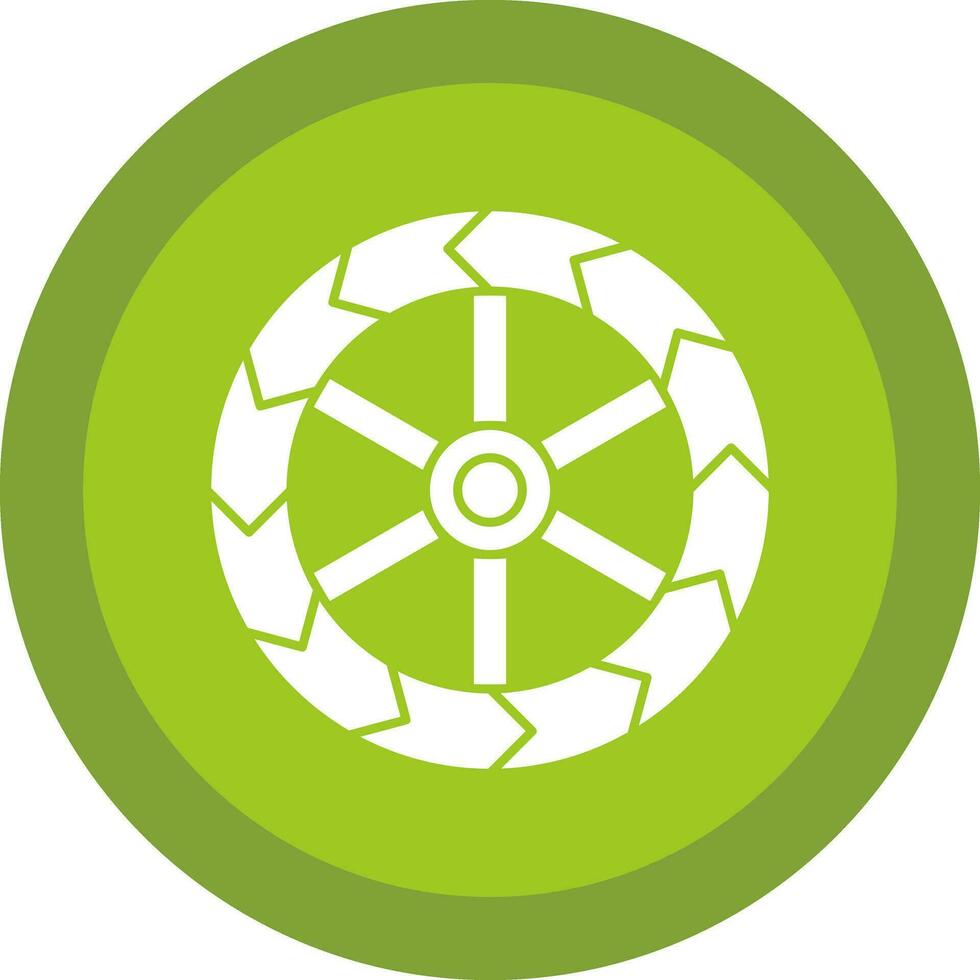 Wheels Vector Icon Design