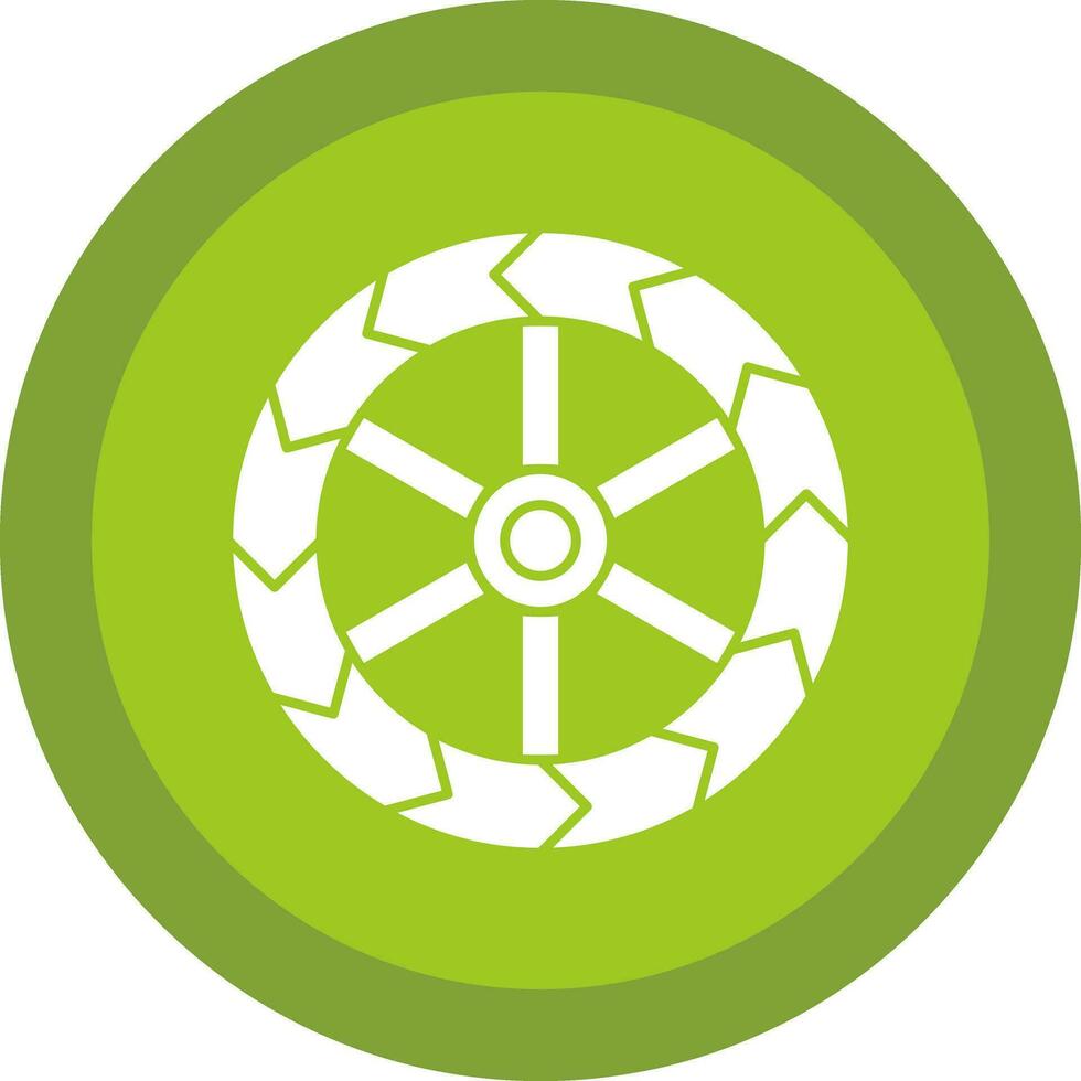 Wheels Vector Icon Design