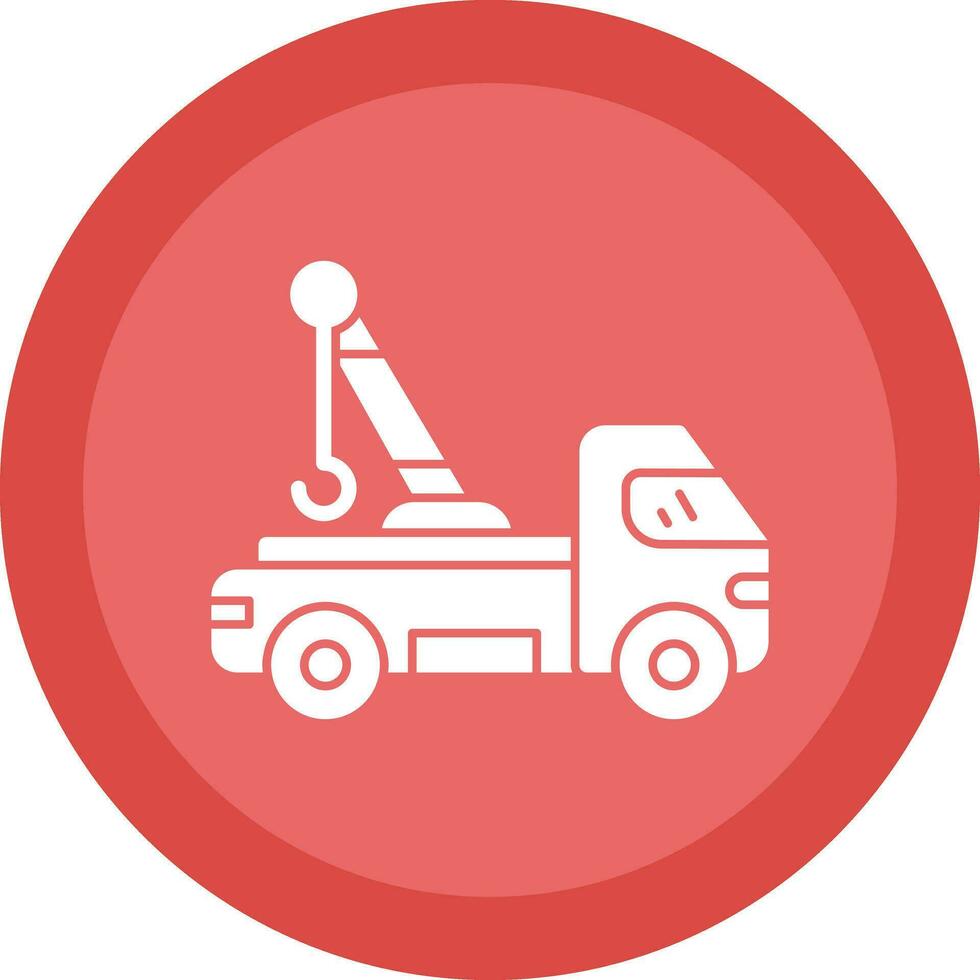 Tow truck Vector Icon Design