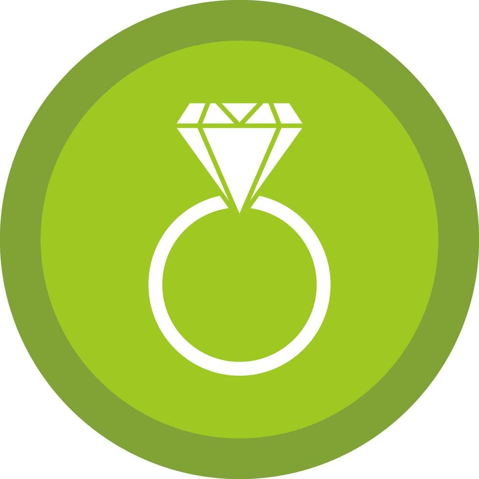 Diamond ring Vector Icon Design