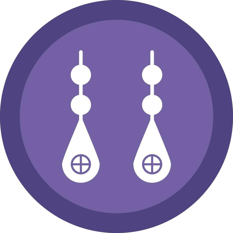Earring Vector Icon Design